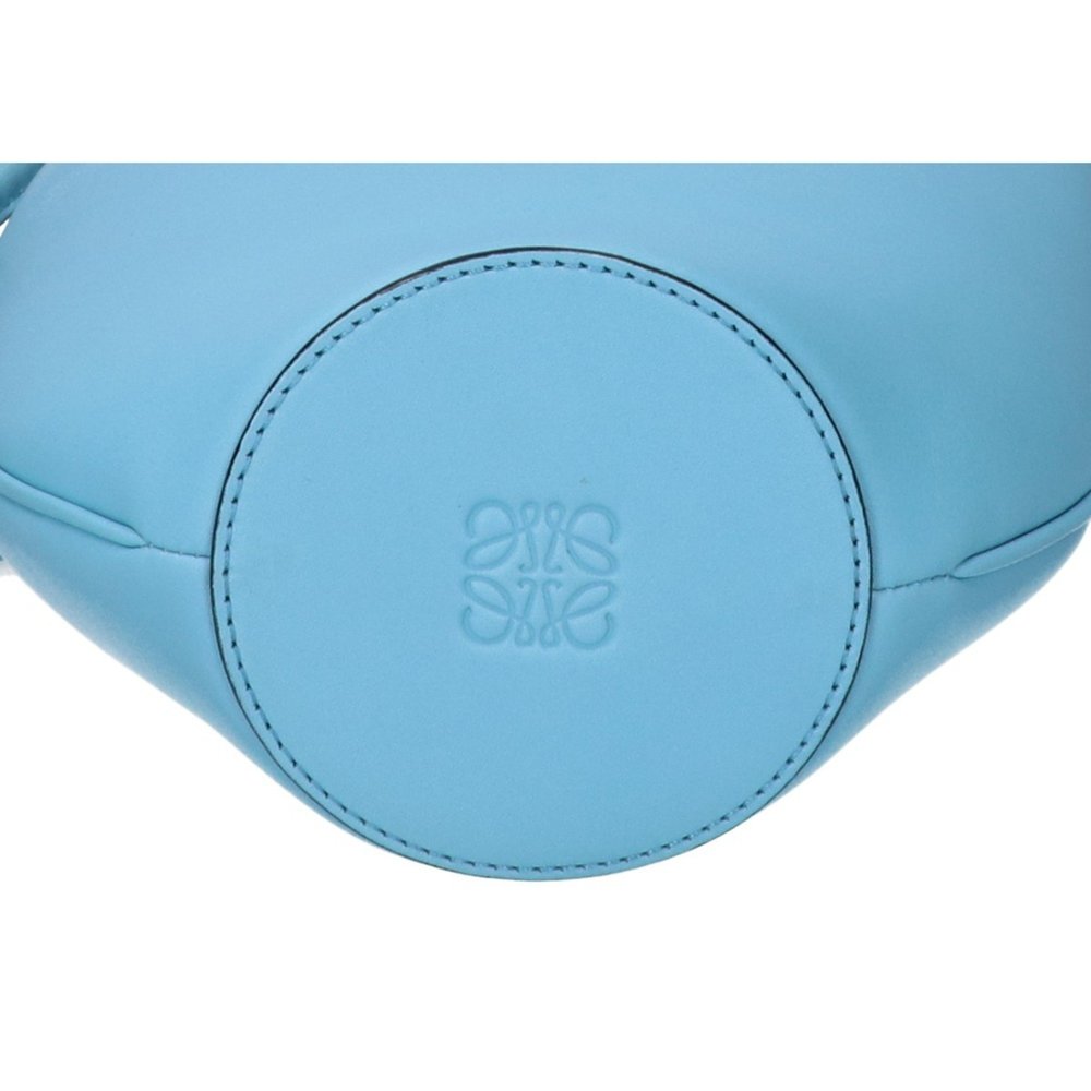 LOEWE Flamenco Cocoon Bag Handbag Light Blue Women's - Picture 5 of 10